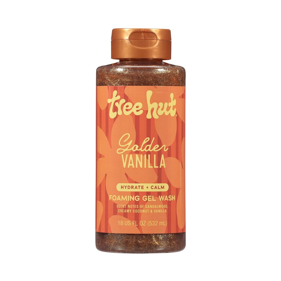 Gel limpiador espumoso golden vainilla 532ml tree hut