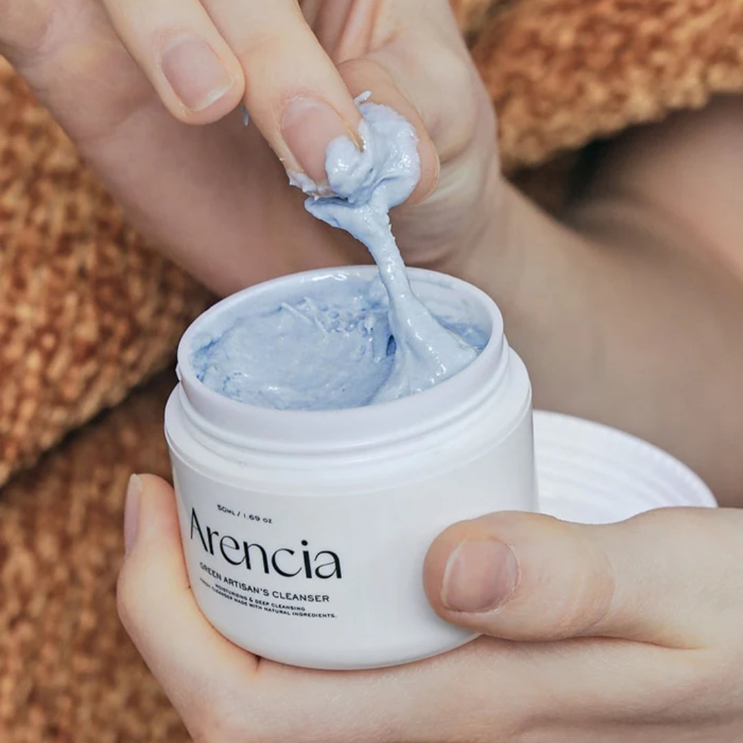 Limpiador Exfoliante Fresh Blue Hyssop Rice Mochi Cleanser 120g Arencia