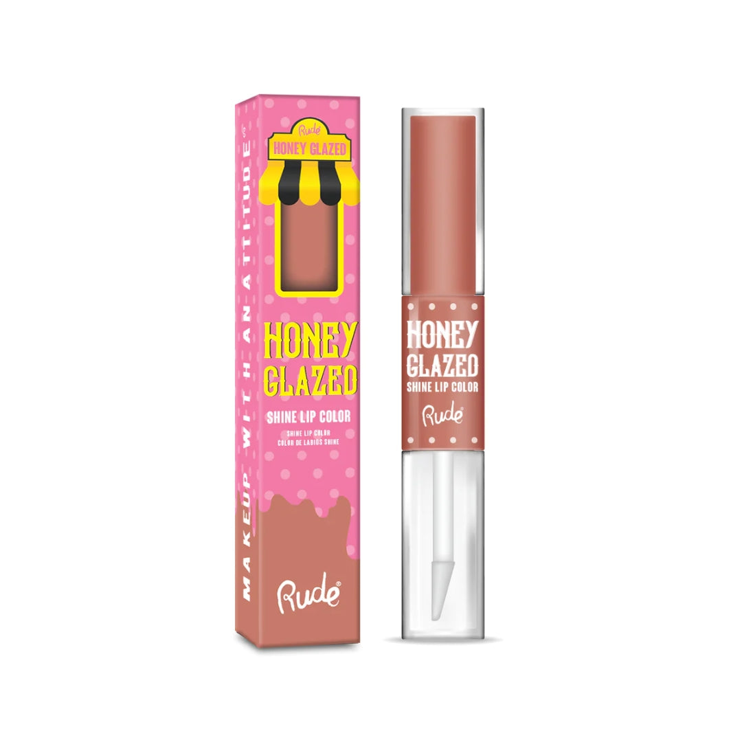 Labial Mate Honey Glazed Shine Lip Color Rude