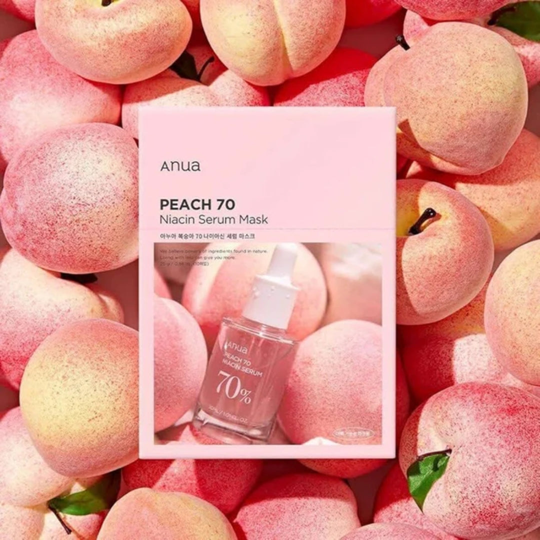 Mascarilla Facial Hidratante Peach 70 Niacin Serum Mask 25g  Anua