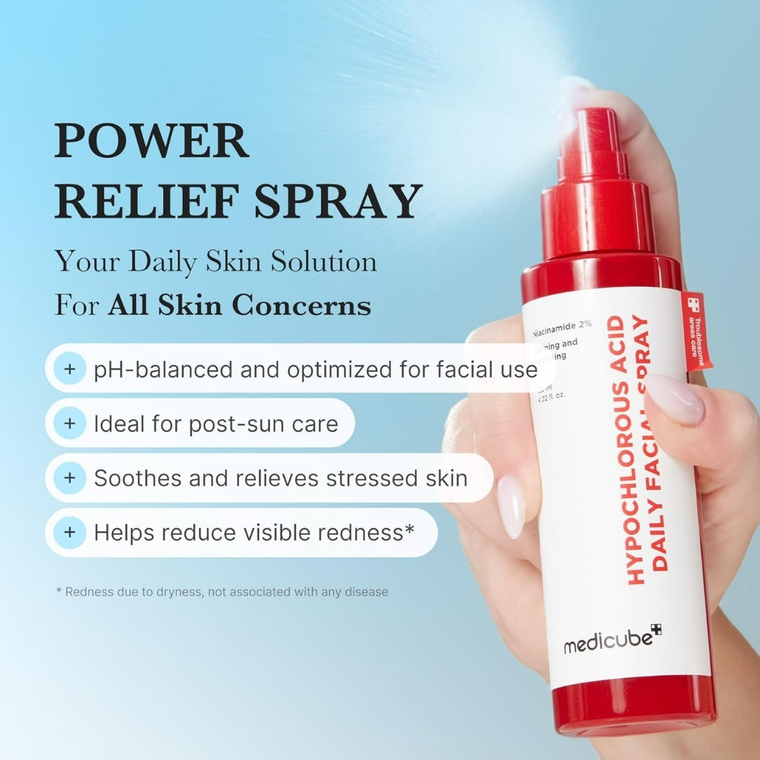 Spray facial (Bruma Hidratante) Hypochlorous Acid Daily Facial Spray 125ml Medicube