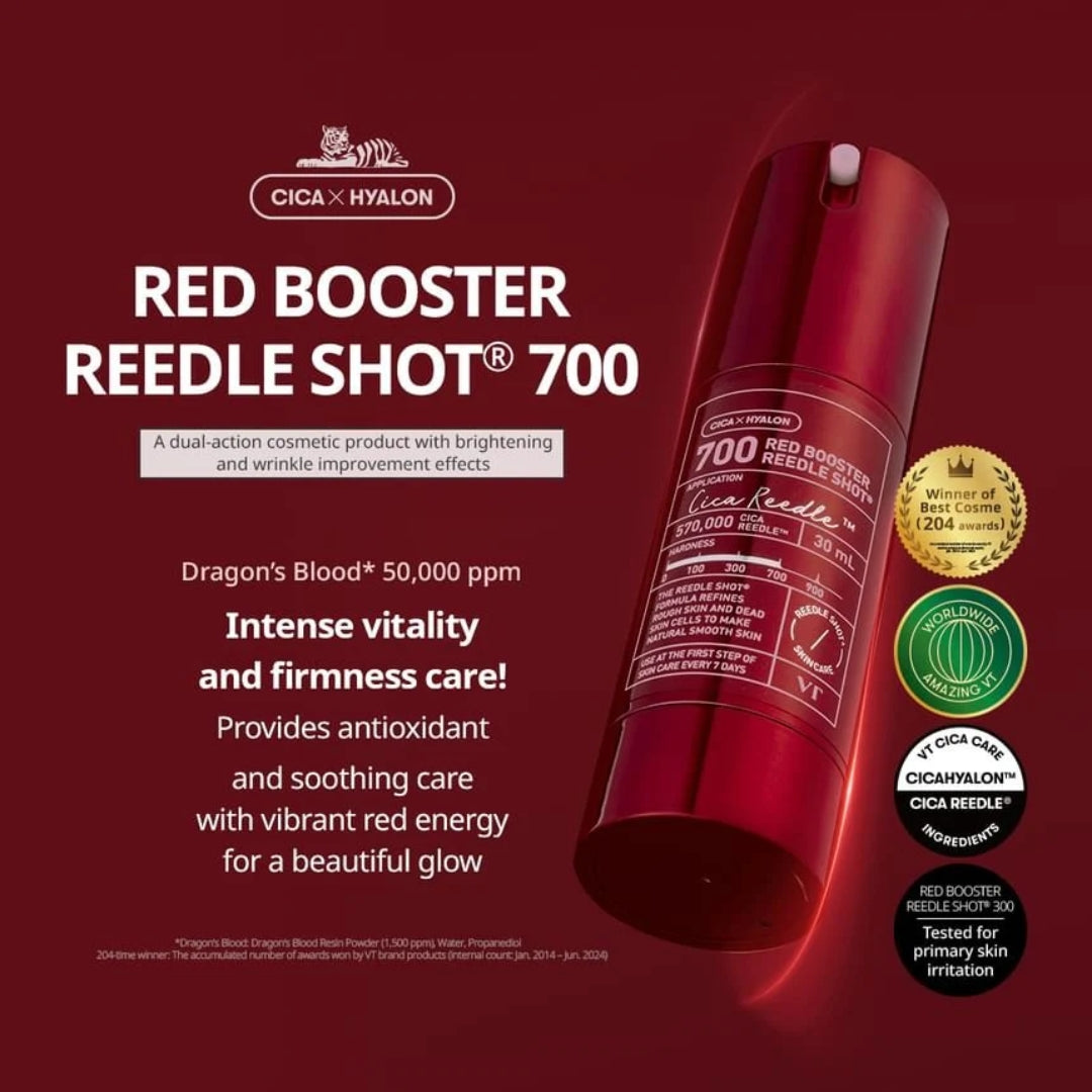 Sérum microagujas Red Booster Reedle Shot 700 30ml VT Cosmetics