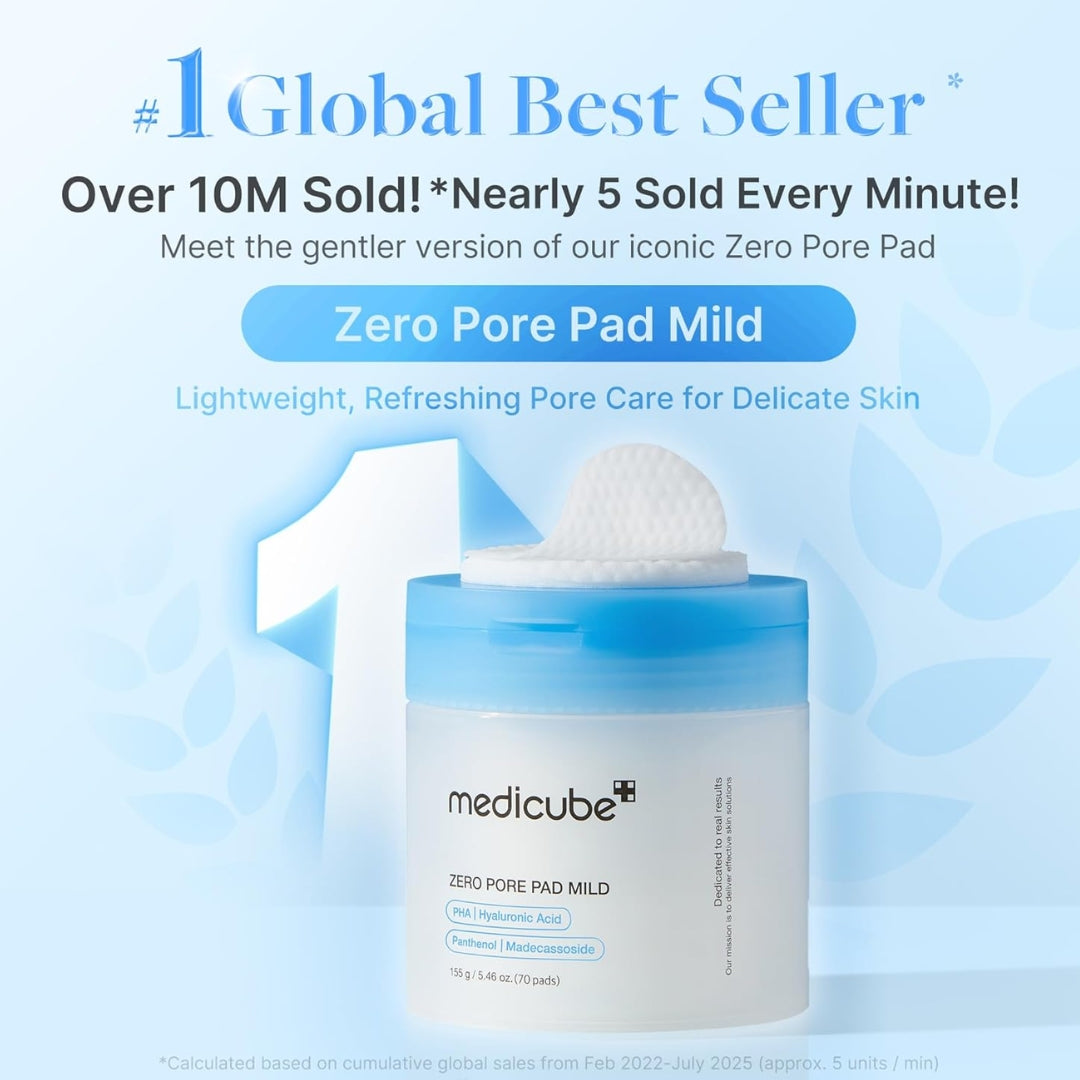 Pads Zero Pore Mild 70un Medicube
