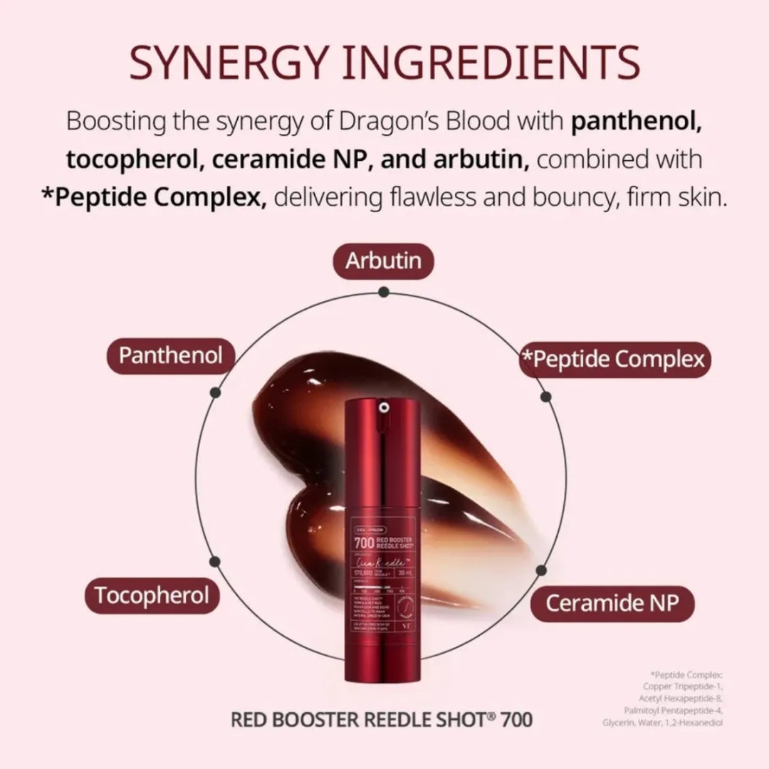 Sérum microagujas Red Booster Reedle Shot 700 30ml VT Cosmetics