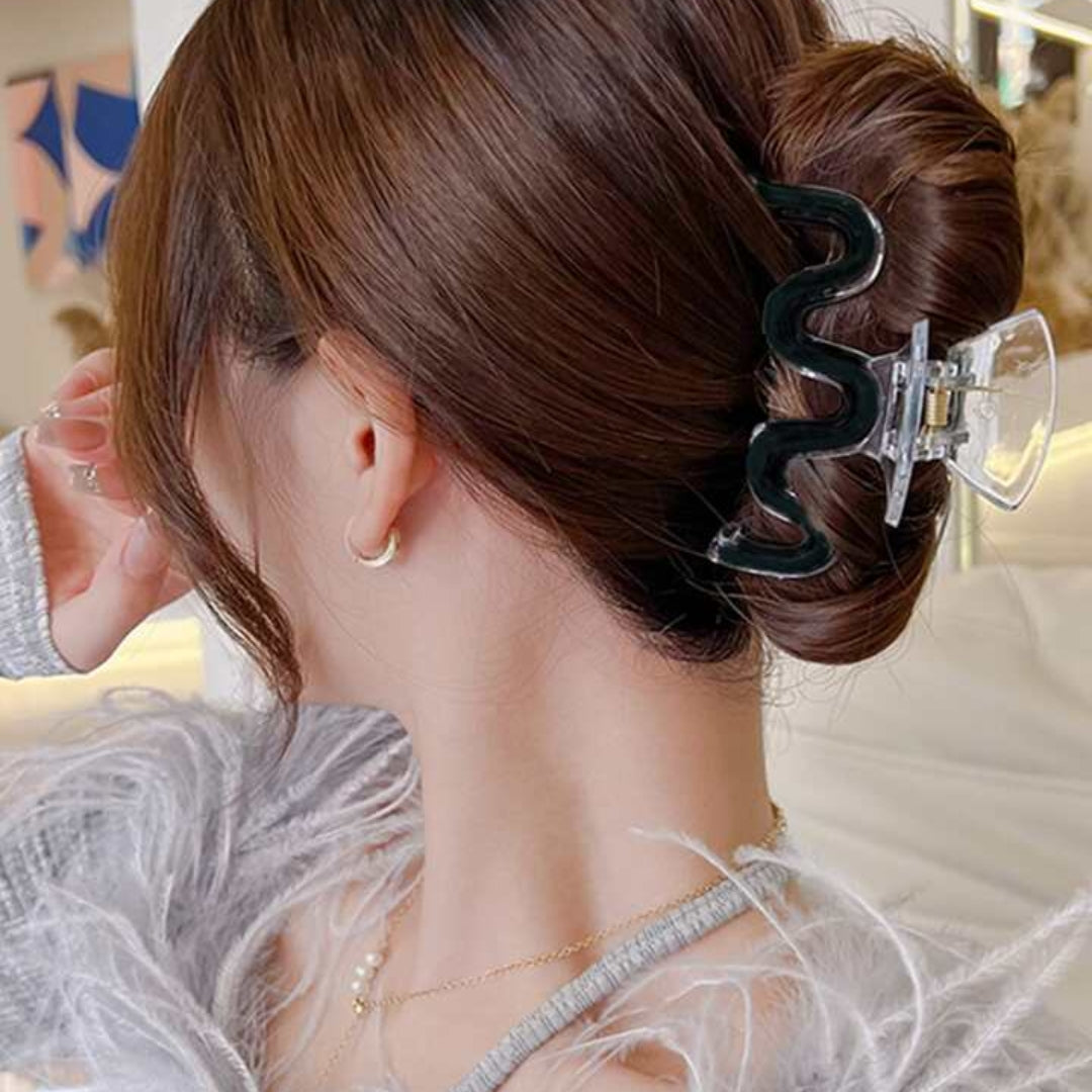 Gancho de cabello de estilo Ins con detalles de color