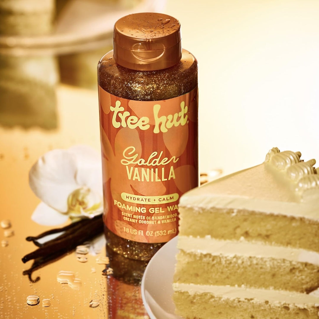 Gel limpiador espumoso golden vainilla 532ml tree hut