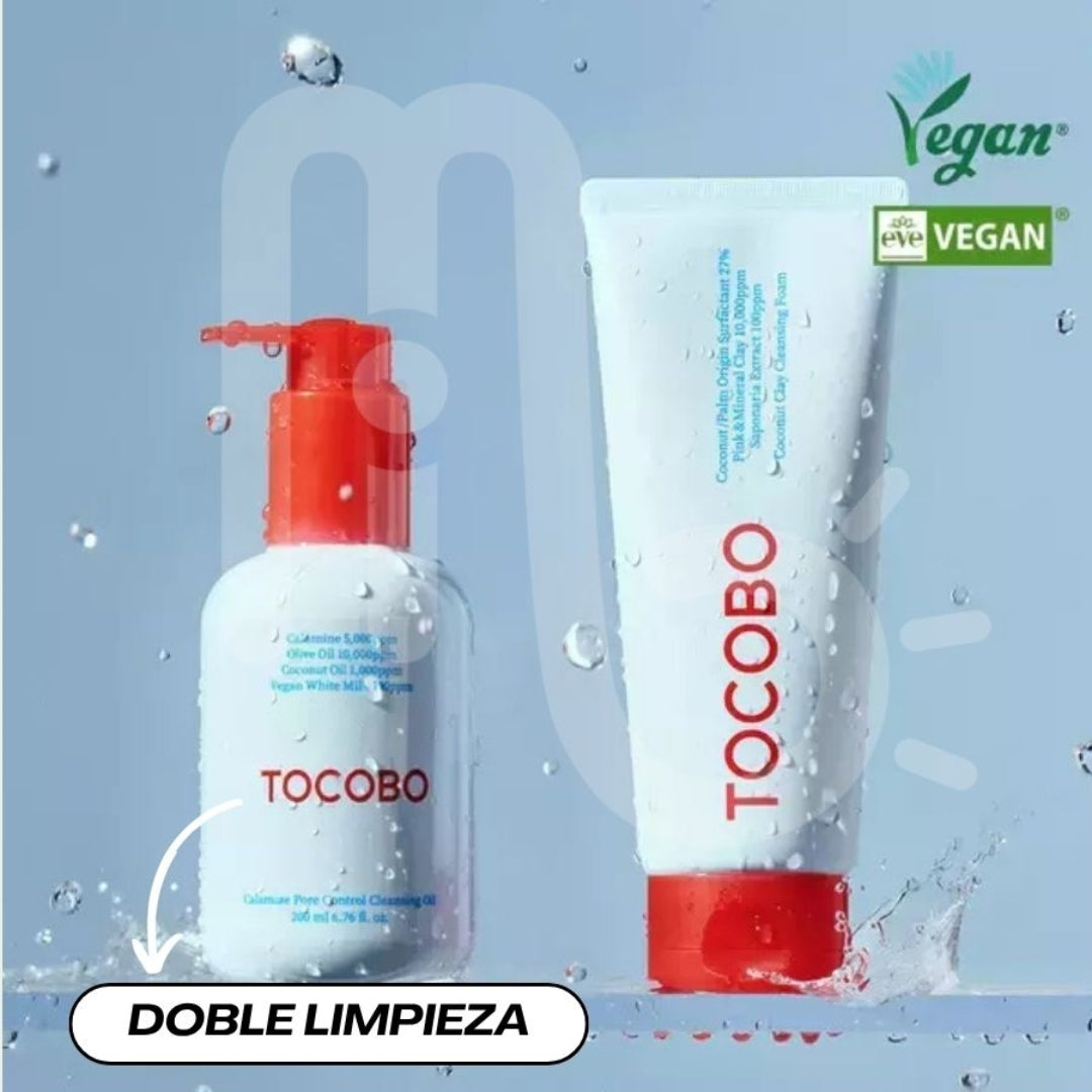 Duo de Doble Limpieza + mini Tonico de regalo  - Double Cleansing Duo Tocobo