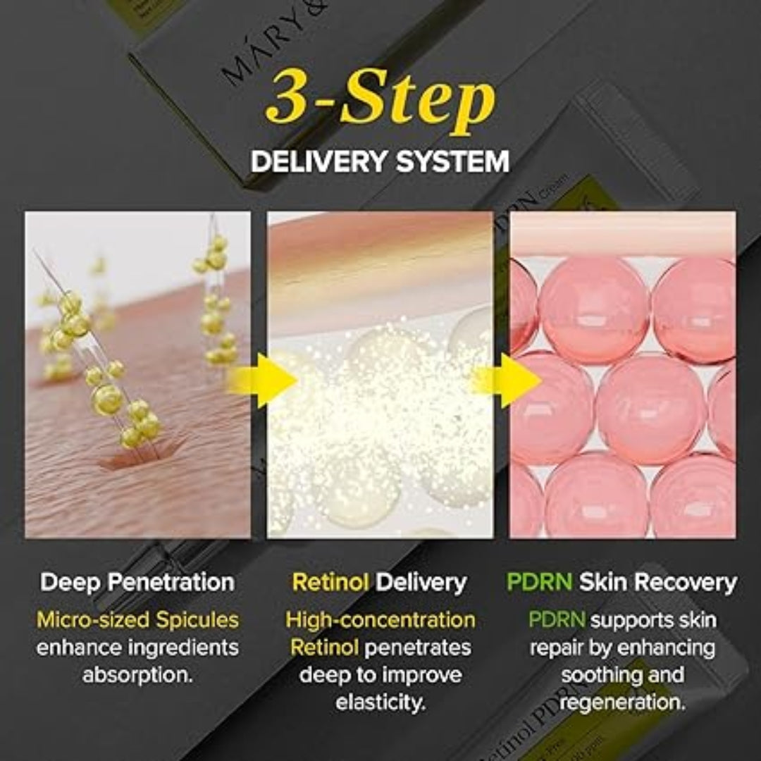 Duo de colágeno+retinol microagujas PDRN Mary y May