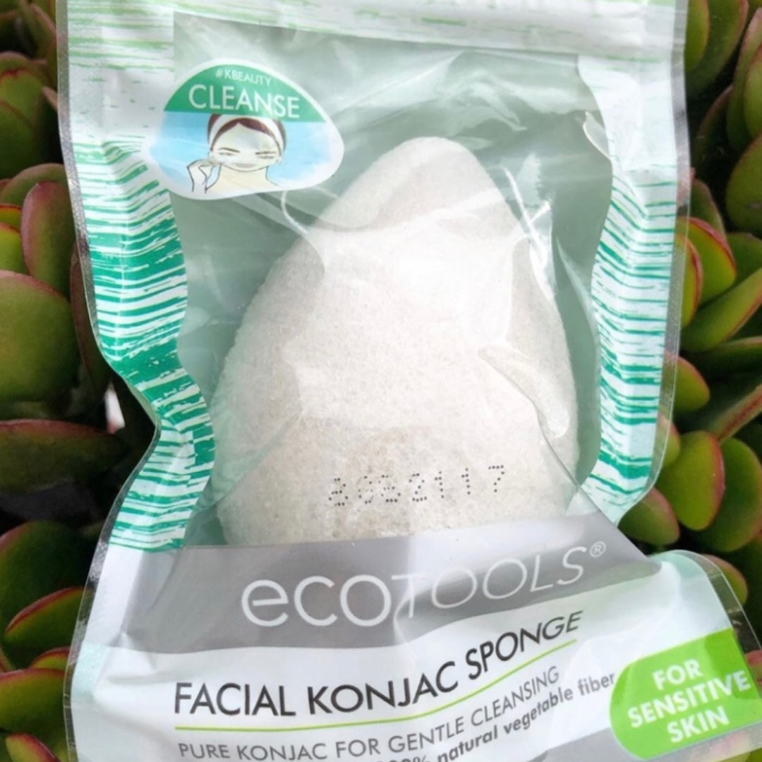 Esponja facial limpiadora Konjac de Ecotools