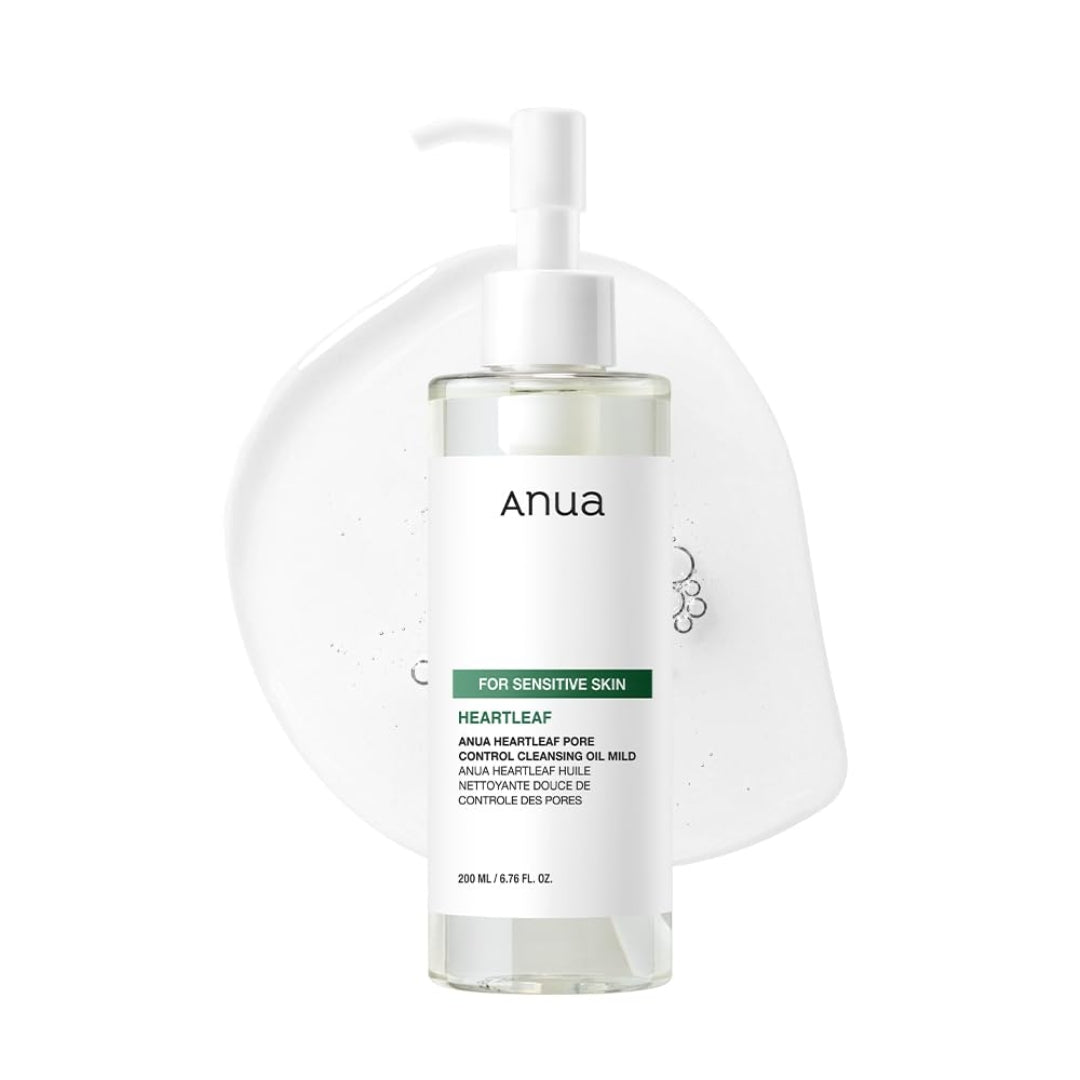 Limpiador en Aceite Para Poros - Heartleaf Pore Cleansing Oil Mild Anua