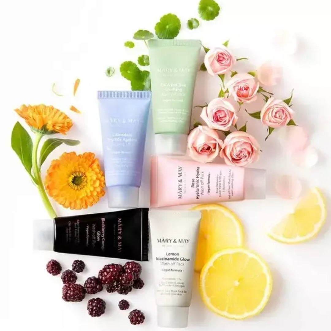 Mini set de  mascarilla  lavable Mary y May