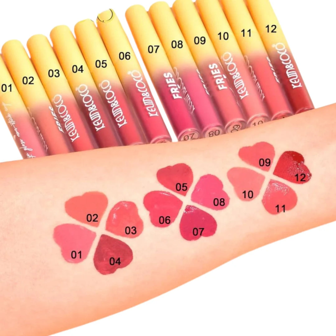 Brillo Labial Fries Baby colección Papa Frita  Kevin & Coco