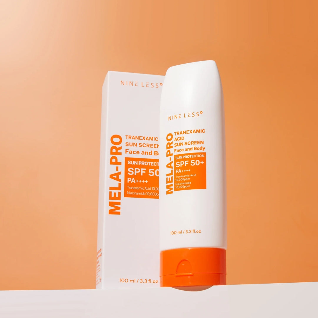 Protector Solar  MELA-PRO Tranexamic Acid Sun Screen 100ml Nine less