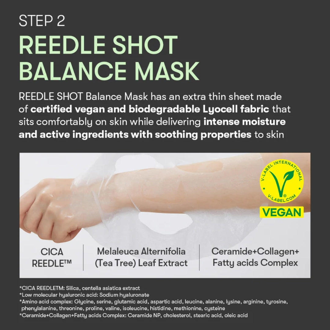 Mascarilla facial VT Reedle Shot 100 2-Step Mask VT Cosmetics