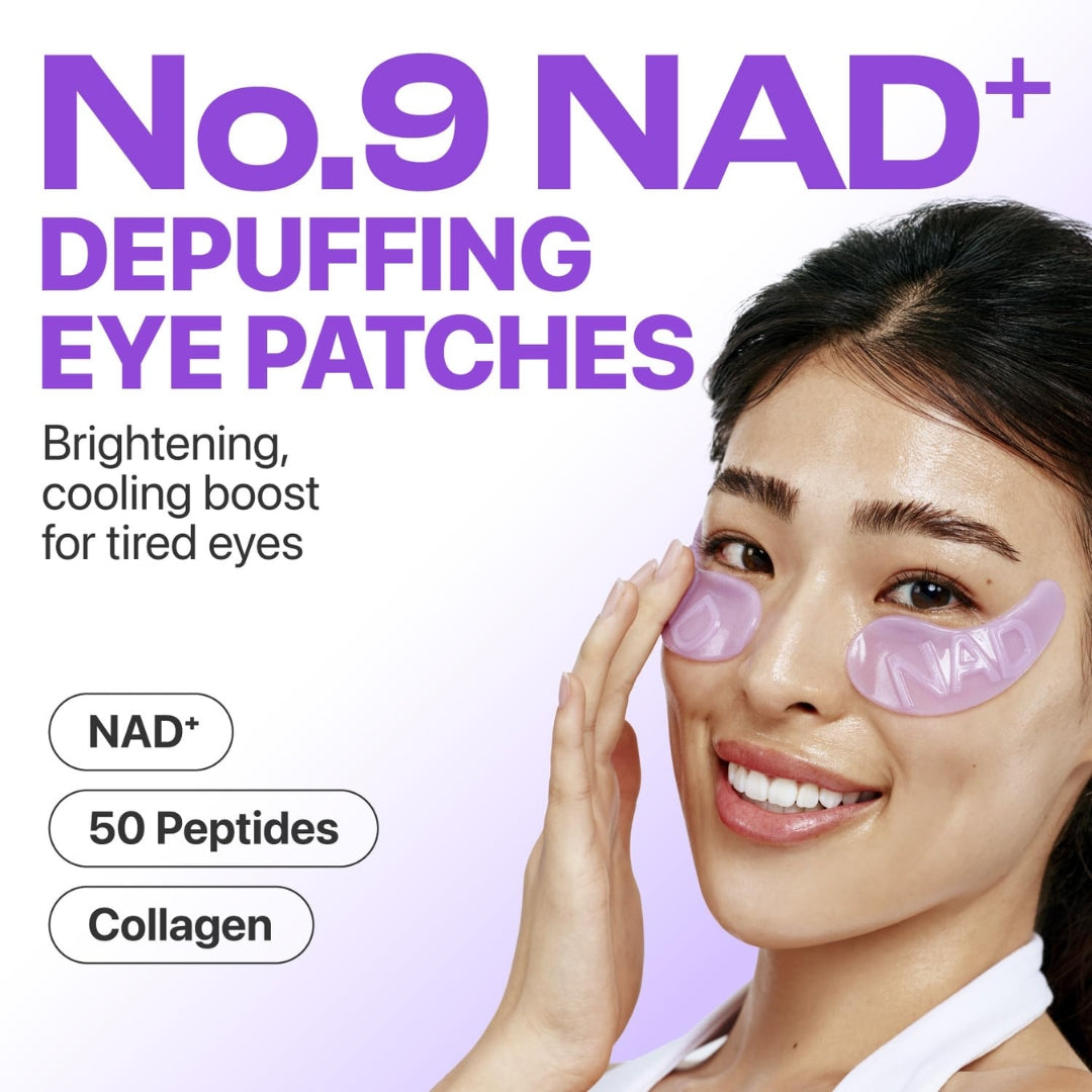 Parches Para Ojos No.9 NAD+ 5 pares  Collagen Under Eye Parches Numbuzin
