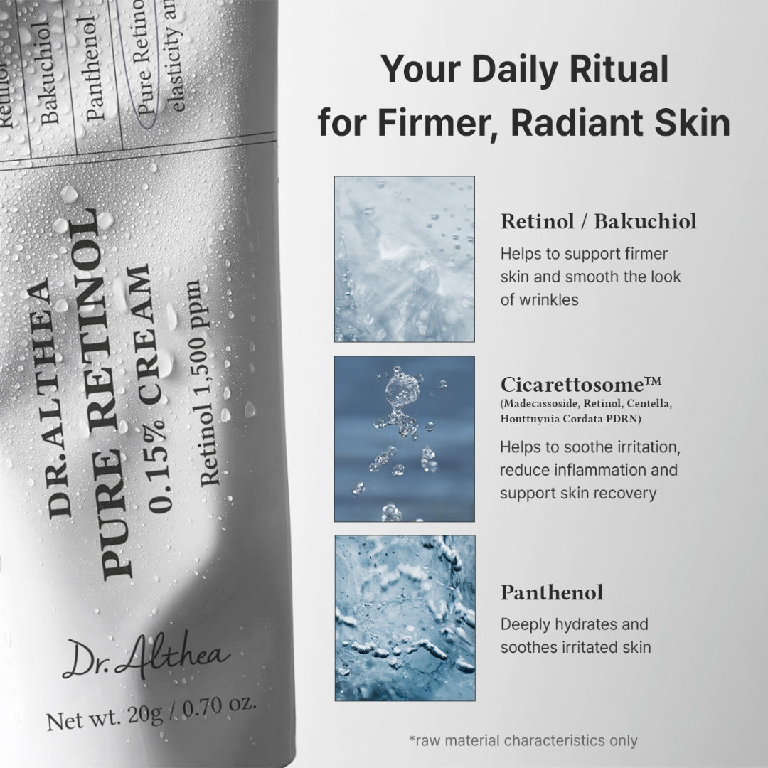 Crema de retinol puro al 0,15 %  Dr. Athea