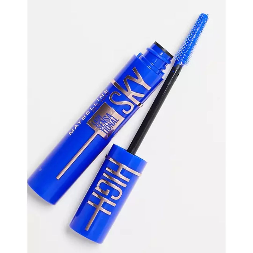 Mascara De Pestañas Sky High Maybelline Azul