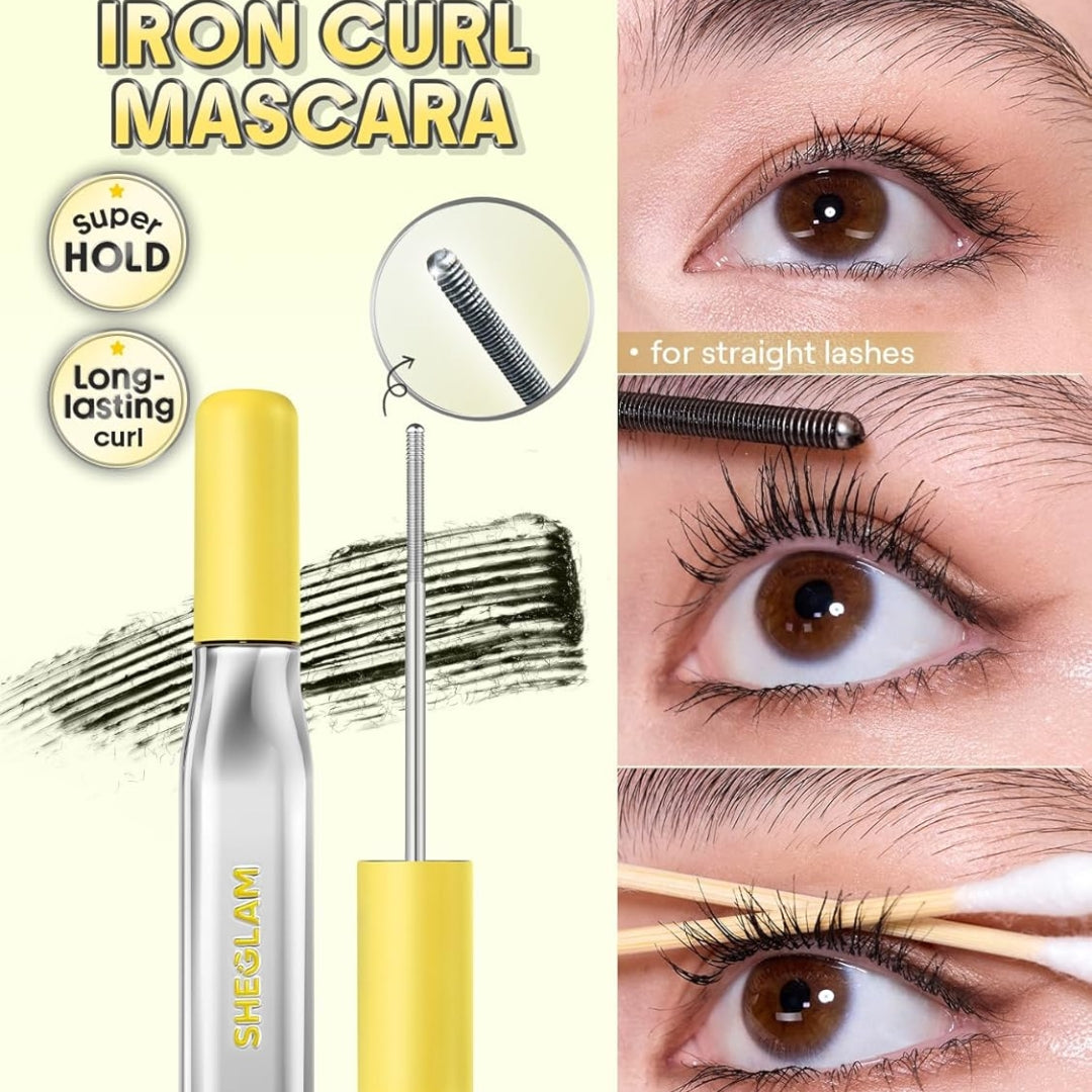 Máscara de Pestañas Lashlighter Iron Curl Mascara Waterproof - Sheglam