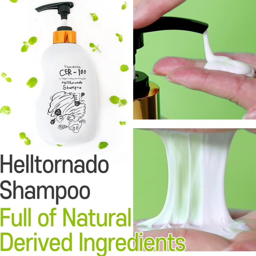Shampoo Tornado  Hair A+ Muscle Hell- Elizavecca CER-100 500ml