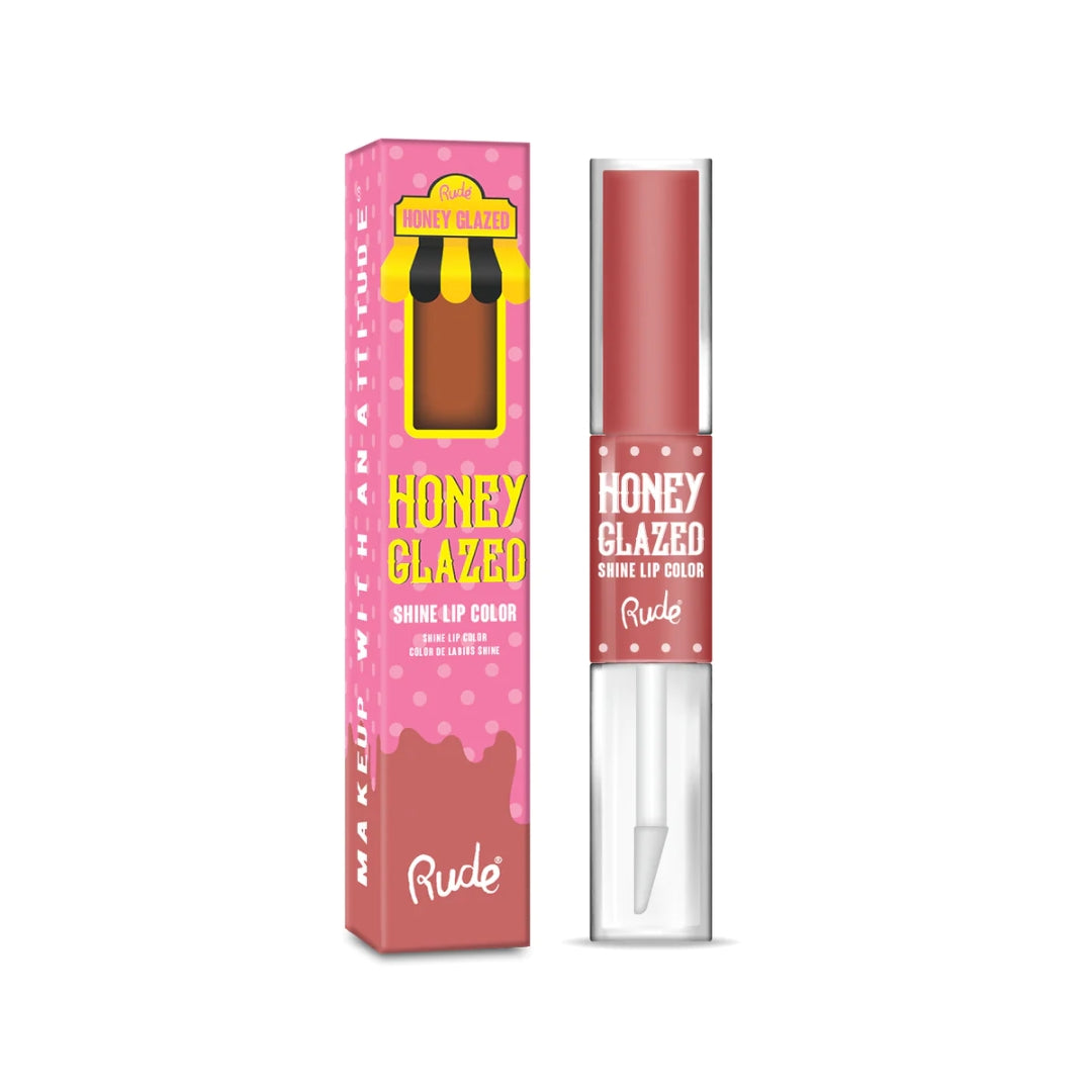 Labial Mate Honey Glazed Shine Lip Color Rude