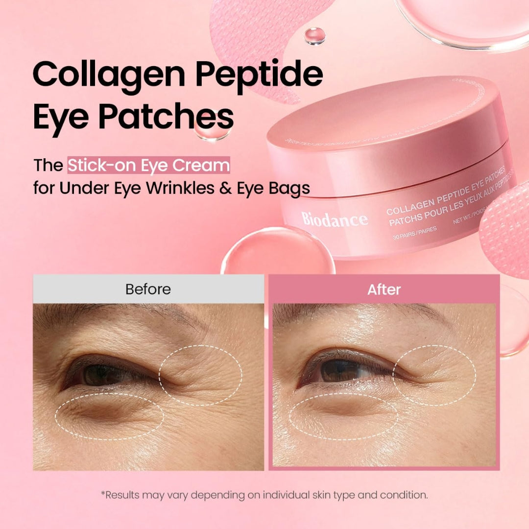 Parches de ojos  con péptidos de colágeno, 30 unidades Biodance