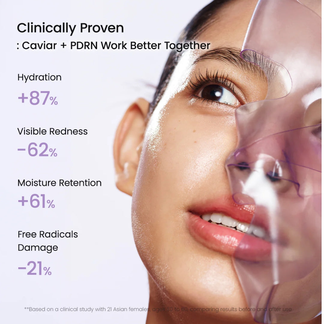 Mascarillas de Caviar Rejuvenating Caviar PDRN Real Deep Mask 4 unidades Biodance 4554