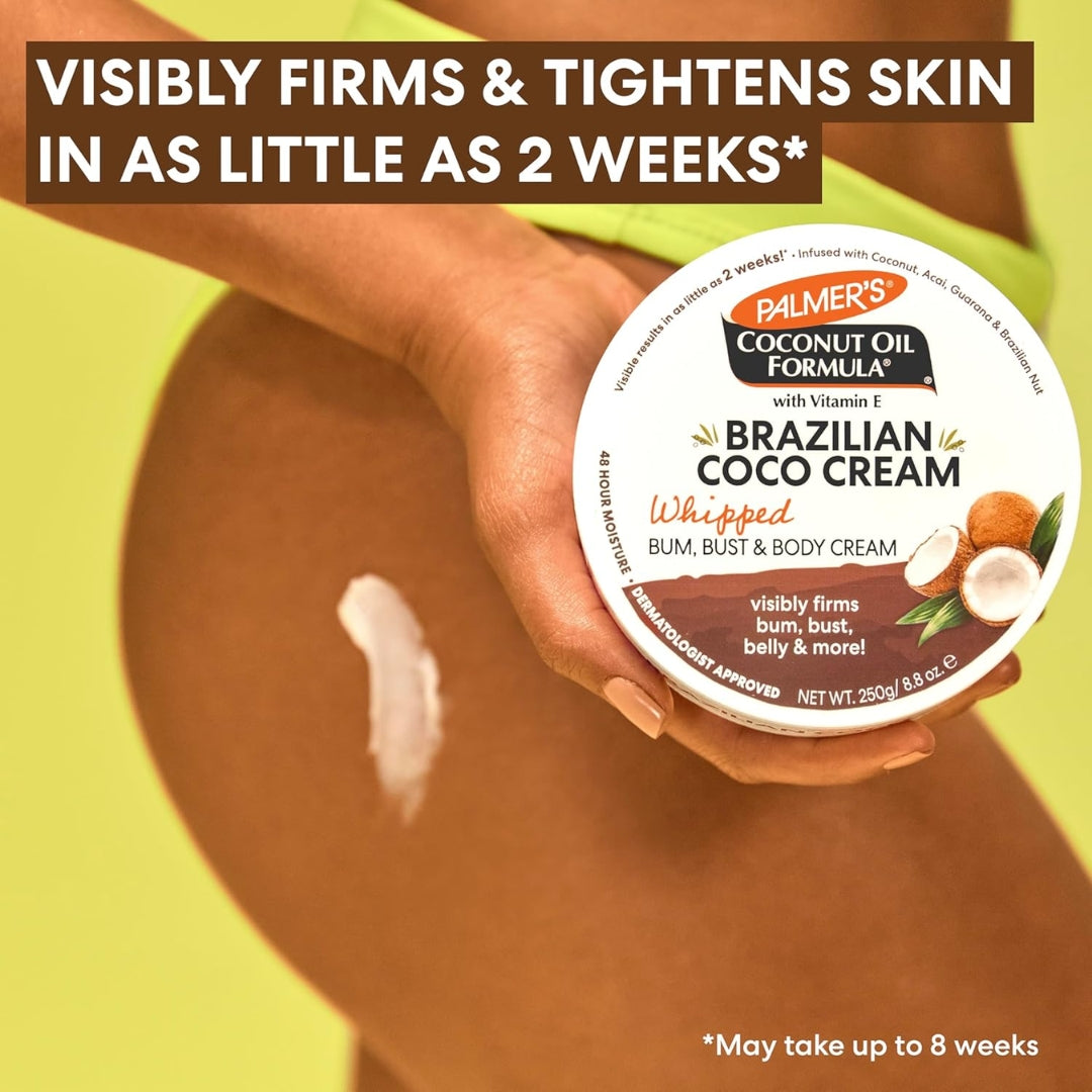Crema Corporal Coconut Oil Formula Brazilian Coco Cream with Vitamin Palmer's