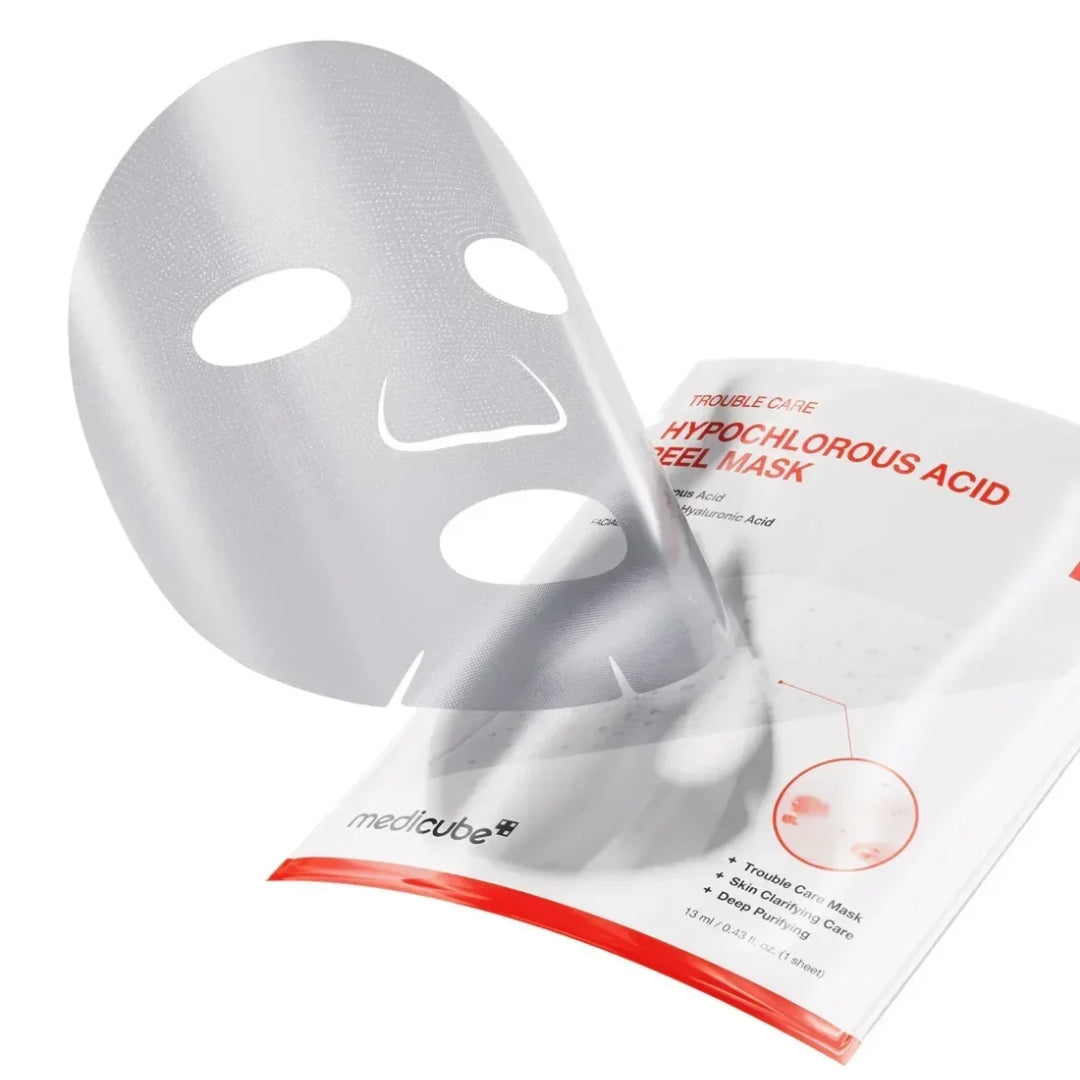 Mascarilla exfoliante con ácido hipocloroso/mascarilla Hypochlorous Acid Peel Mask (3ea) Medicube