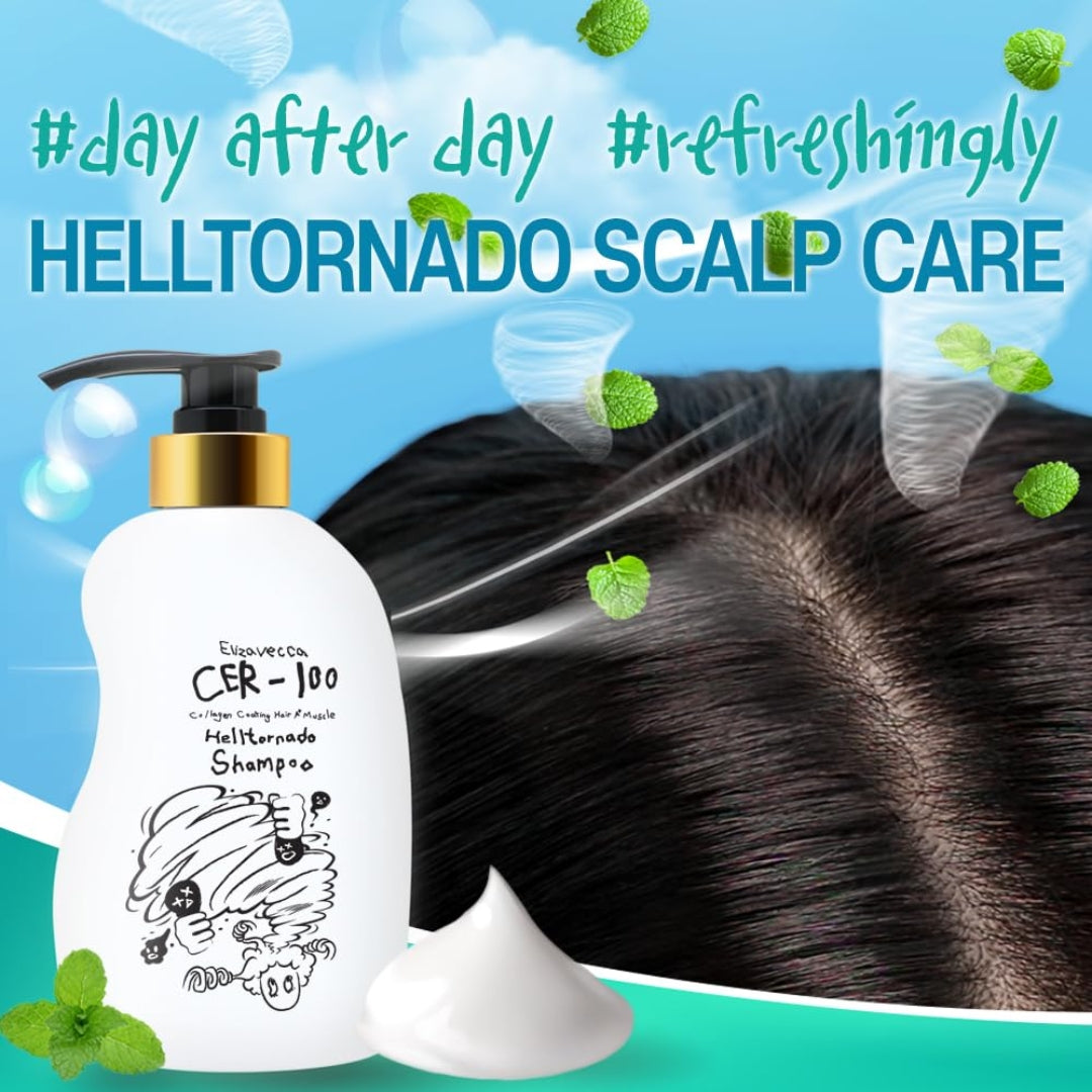 Shampoo Tornado  Hair A+ Muscle Hell- Elizavecca CER-100 500ml