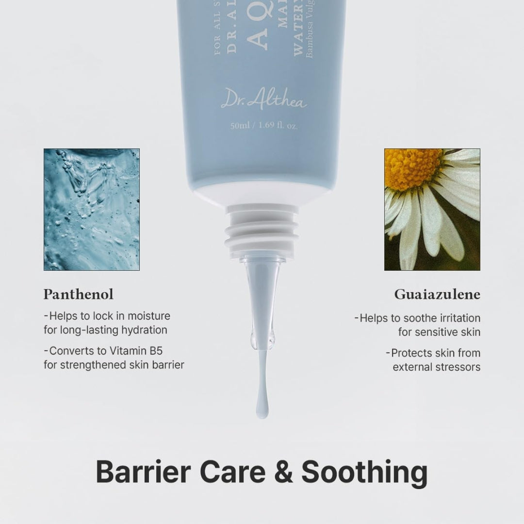 Crema facial hidratante Aqua Marine Watery Cream Dr. Althea