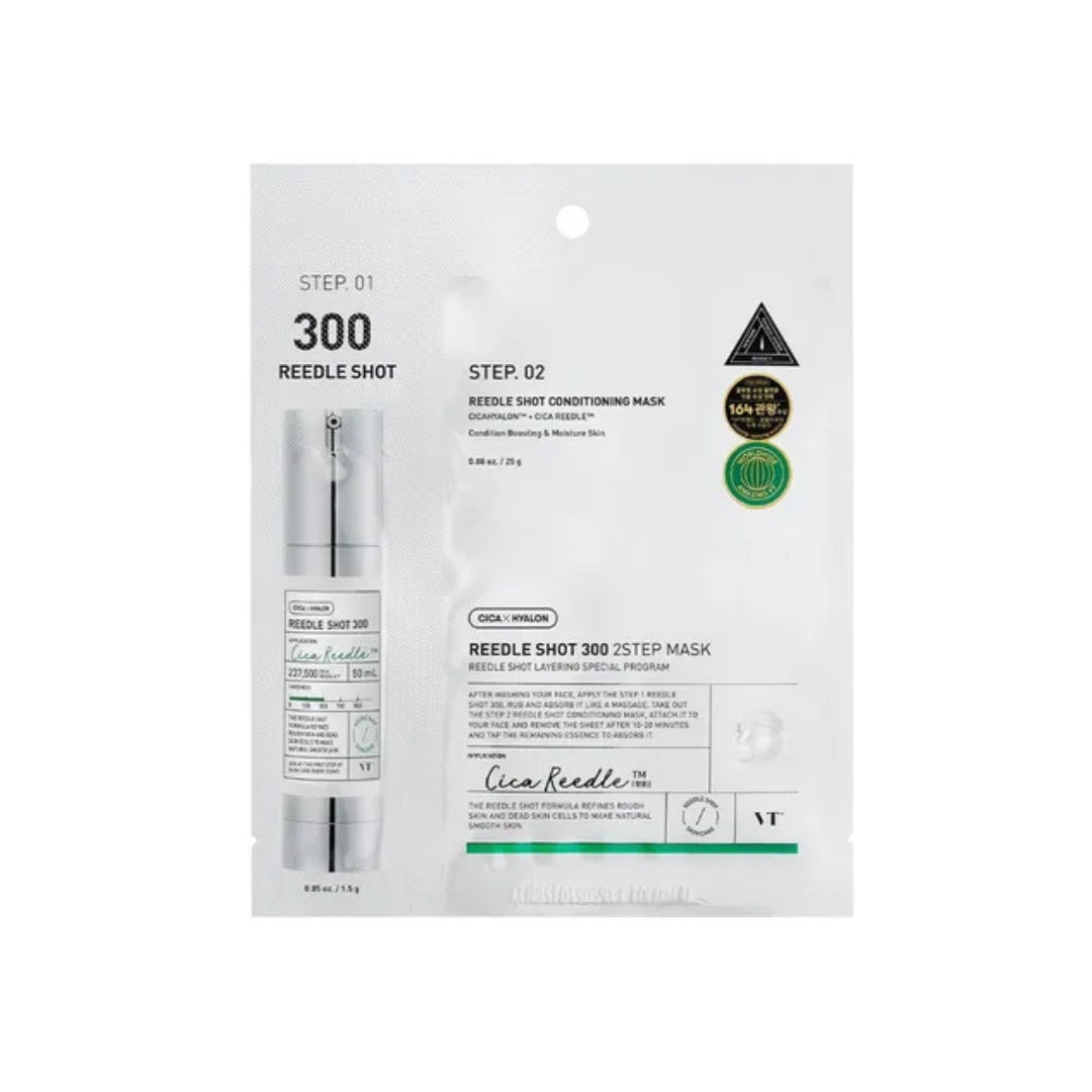 Mascarila Facial VT - Reedle Shot 300 2 Step Mask - VT Cosmetics