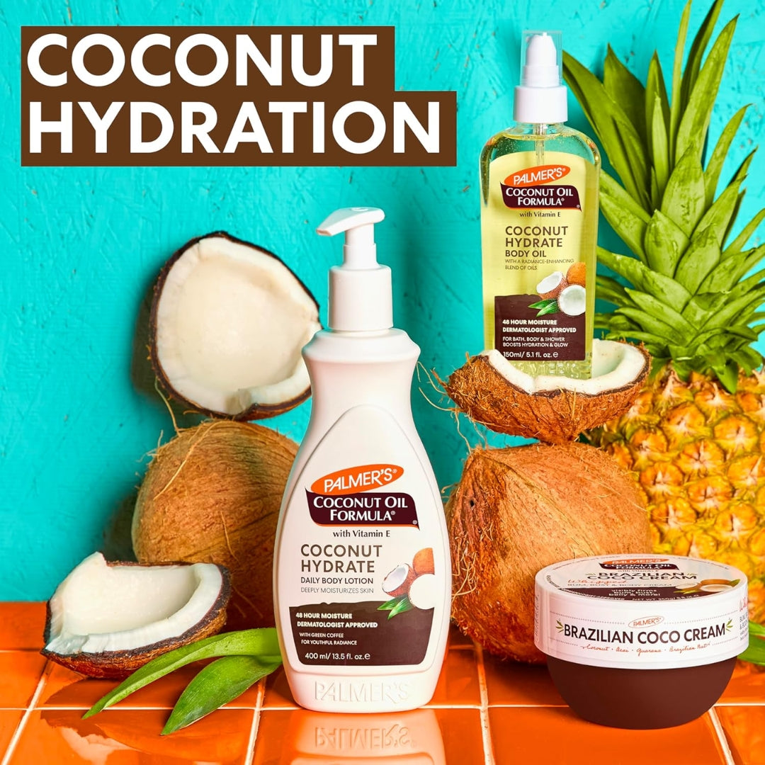 Crema Corporal Coconut Oil Formula Brazilian Coco Cream with Vitamin Palmer's
