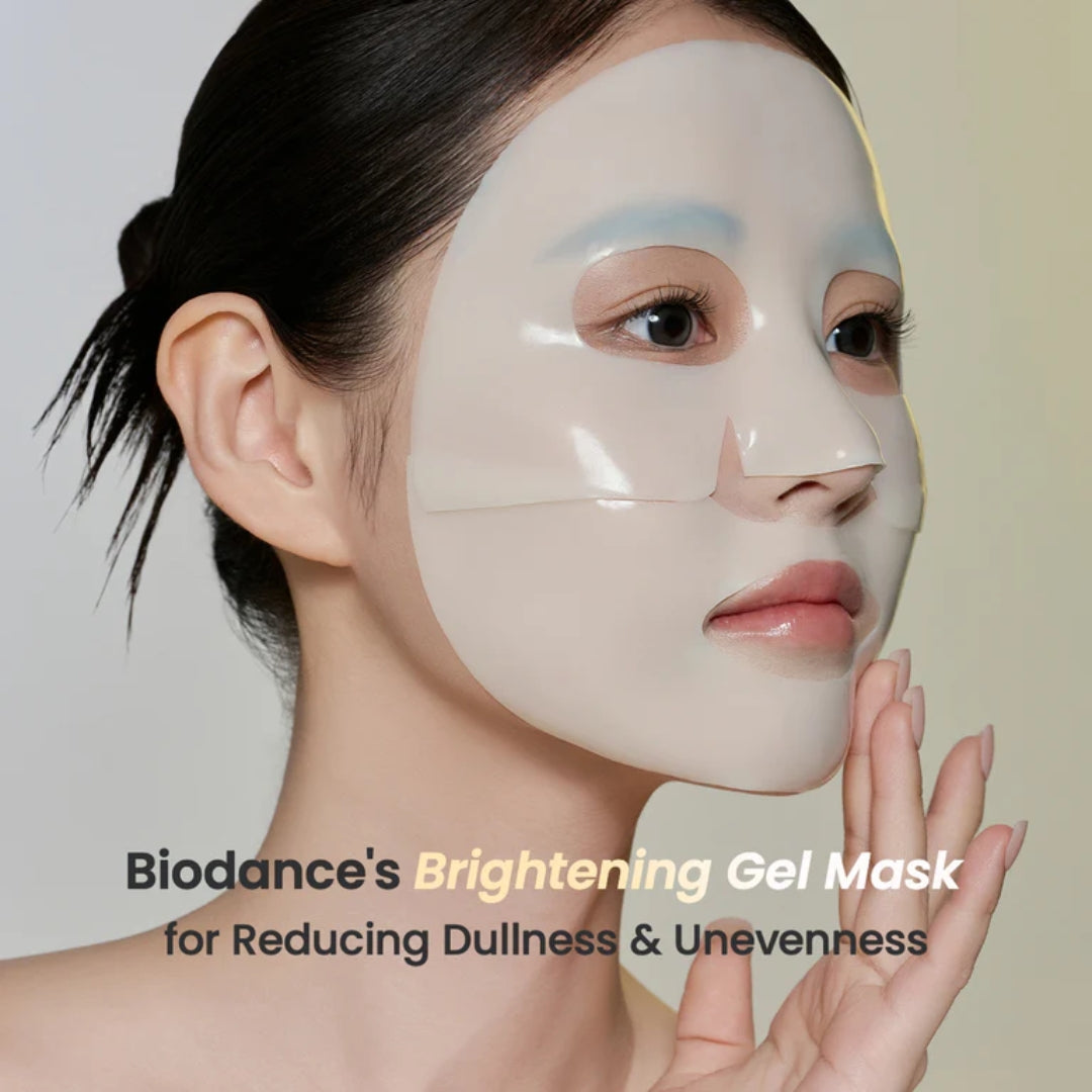 Mascarilla de Colageno profunda Radiant Vita Niacinamide Real Collagen Mask Pack of 4 Units Biodance