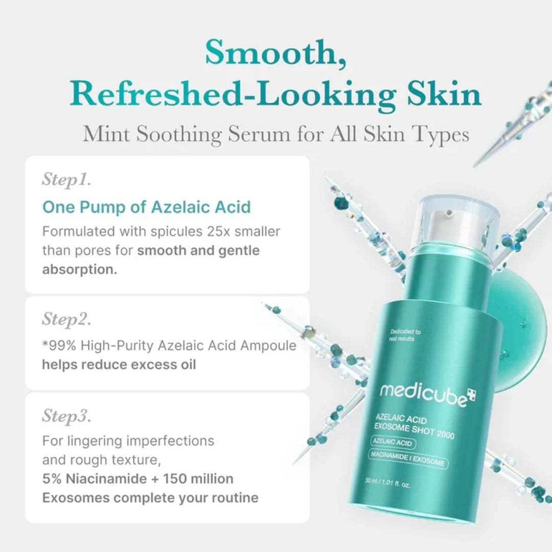 Serum Exosome Azelaic Acid Shot Pore Ampoule 2000 (30ml) Medicube