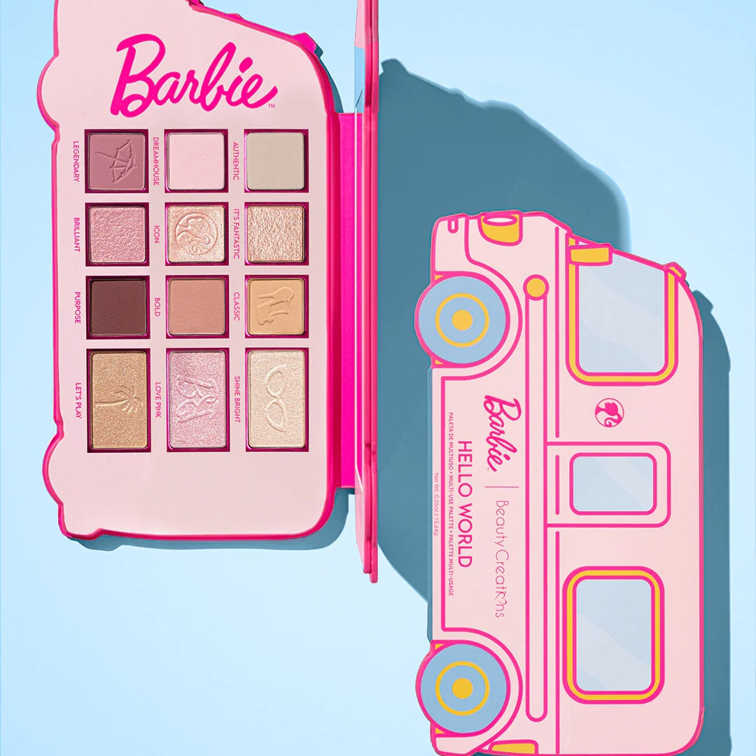 Combo 8 Paleta de Sombras Barbie + Brocha Para Ojos Black friday