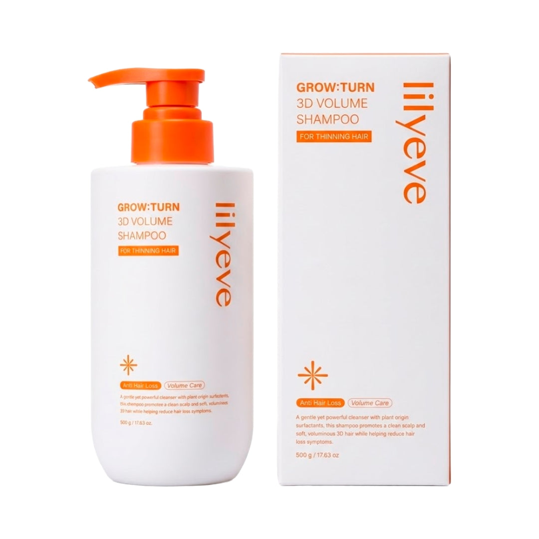 Champú Grow:Turn 3D Volume Shampoo 500g  lilyeve