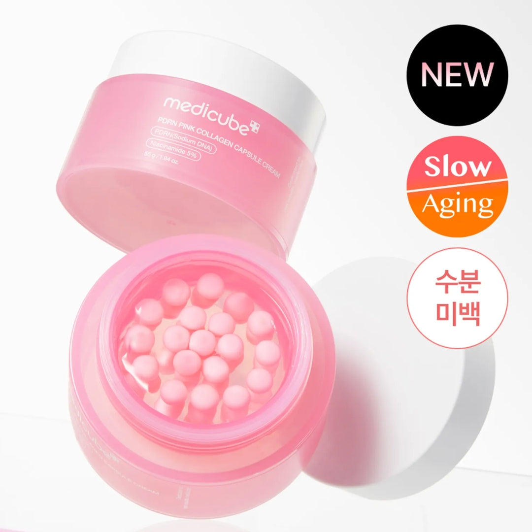 Crema Hidratante en Cápsulas PDRN Pink Collagen Capsule Cream -Crema Reafirmante 55g Medicube
