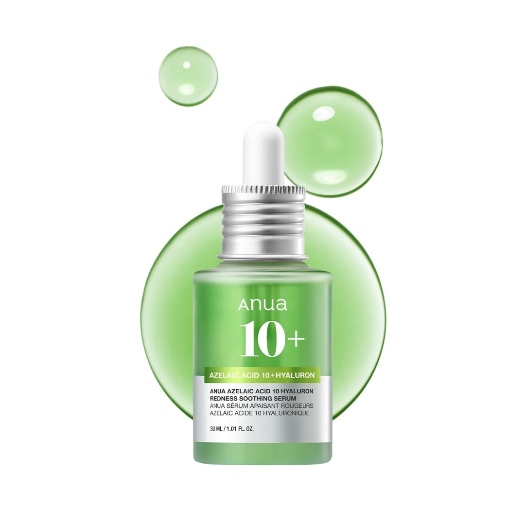 Serum Azelaic Acid 10+ Hyaluron Suero calmante de enrojecimiento de ácido azelaico 10 Anua