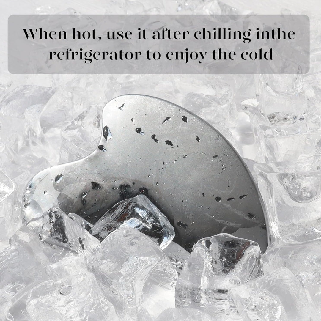 Gua Sha de Acero Inoxidable Baimei