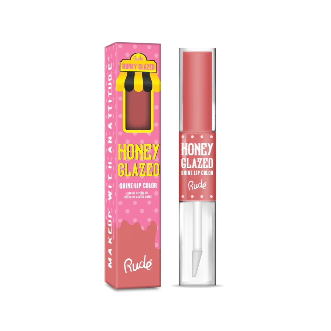 Labial Mate Honey Glazed Shine Lip Color Rude