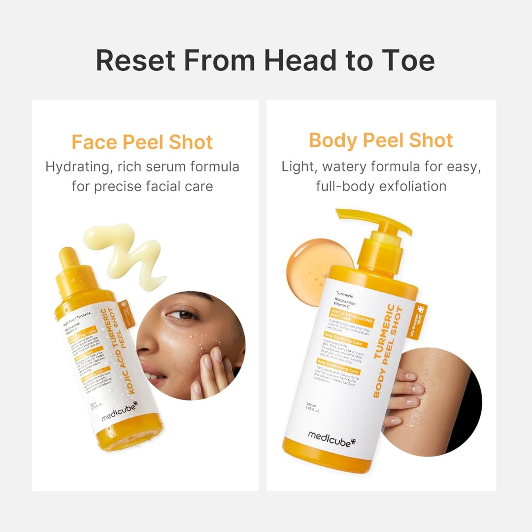 Exfoliante Corporal Kojic Acid Turmeric Body Peel Shot 280ml Medicube