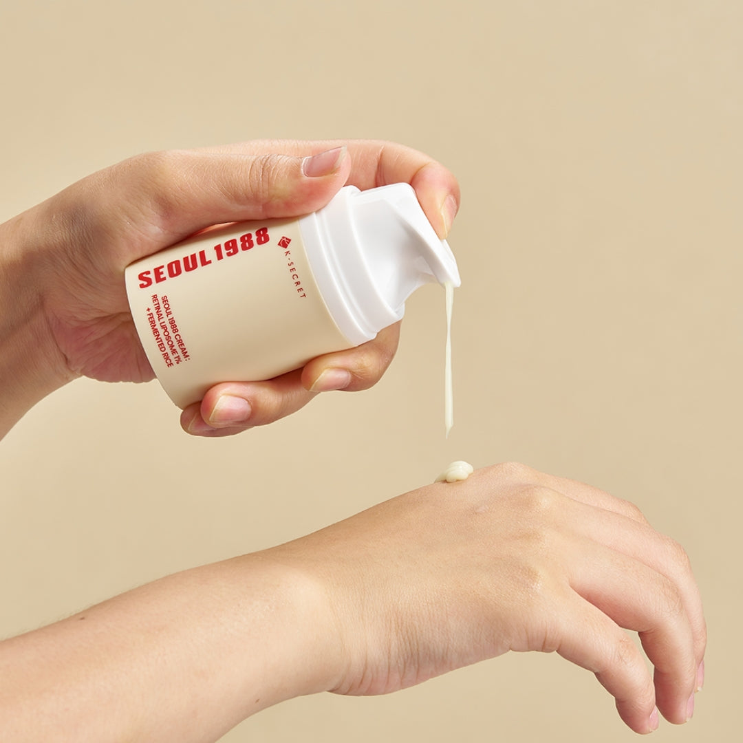 Crema Hidratante con Retinal Liposome 1% + Fermented Rice 50ml Seoul 1988 KSECRET