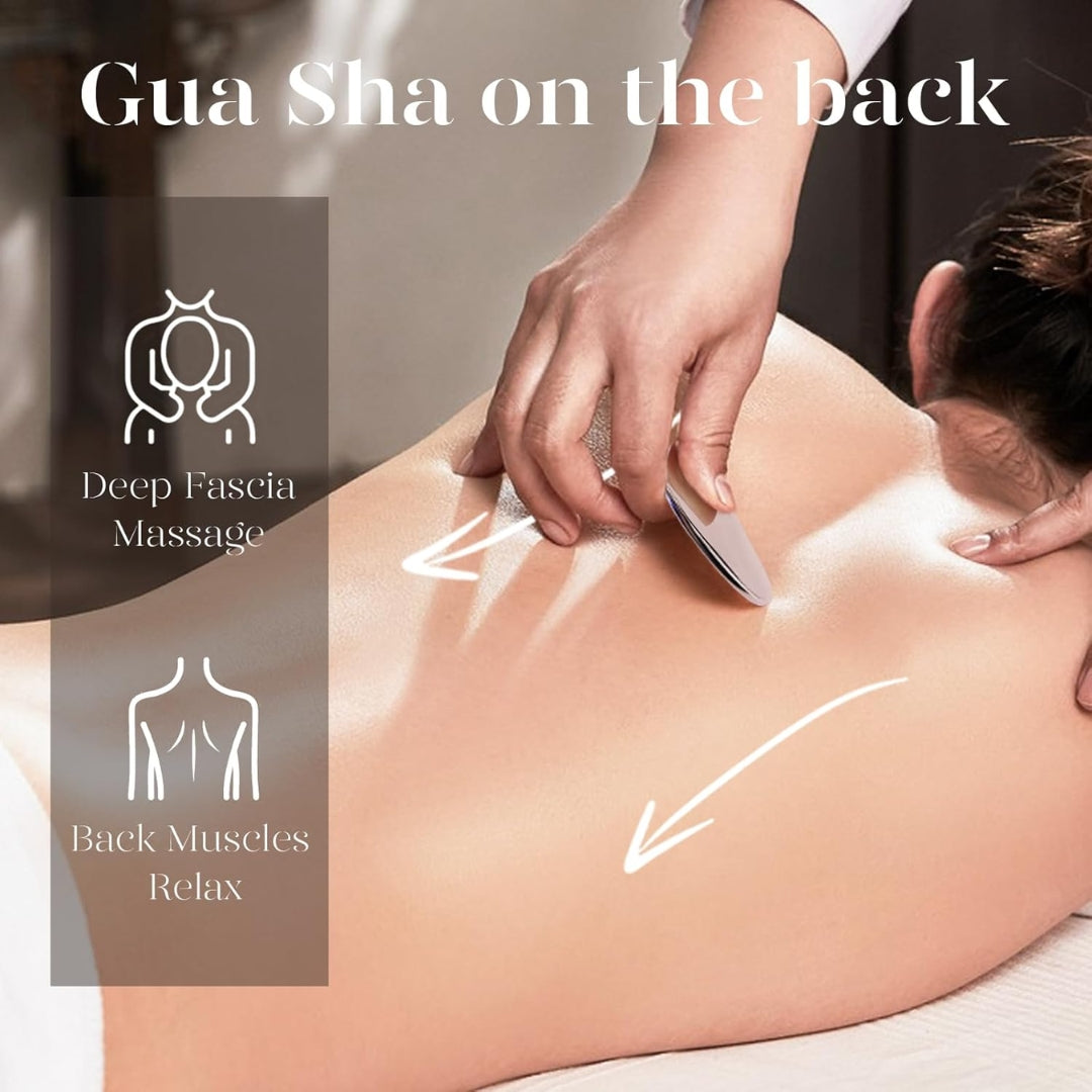 Gua Sha de Acero Inoxidable Baimei