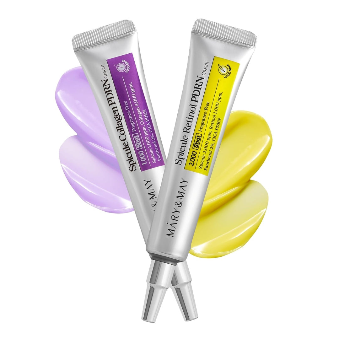 Duo de colágeno+retinol microagujas PDRN Mary y May