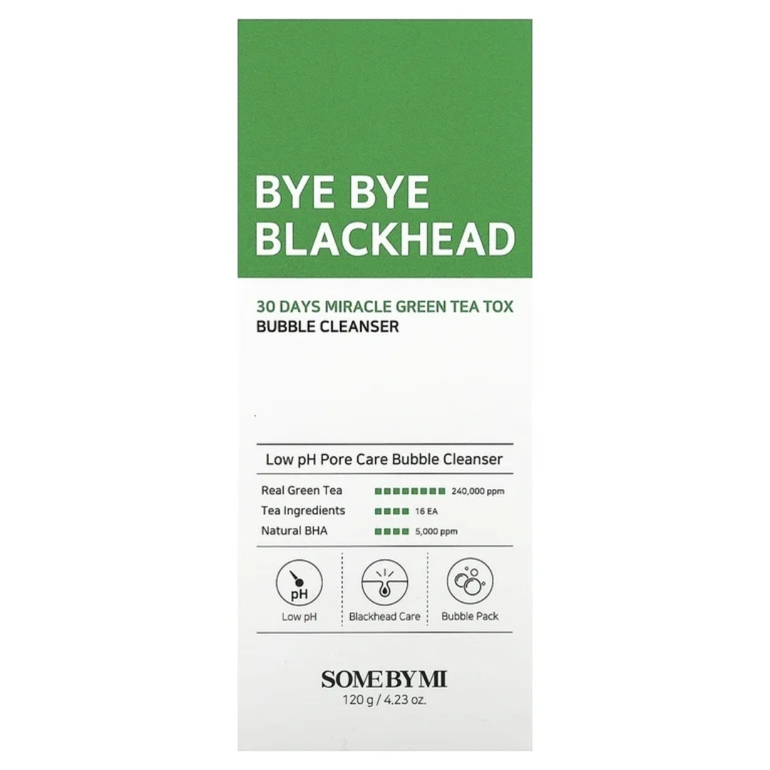 Limpiador Bye bye Blackhead Bubble 30 Days Miracle Some By Mi