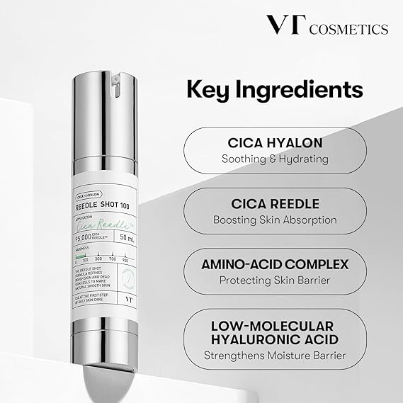Microagujas VT Mild Reedle Shot 300- Serum Mild Microneedling (Centella + Aloe) VT VT Cosmetics
