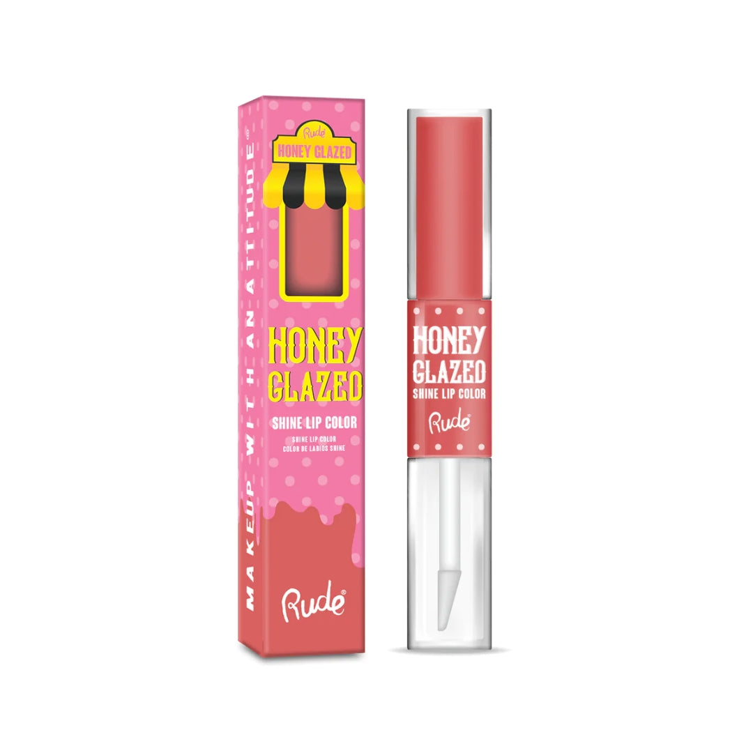 Labial Mate Honey Glazed Shine Lip Color Rude