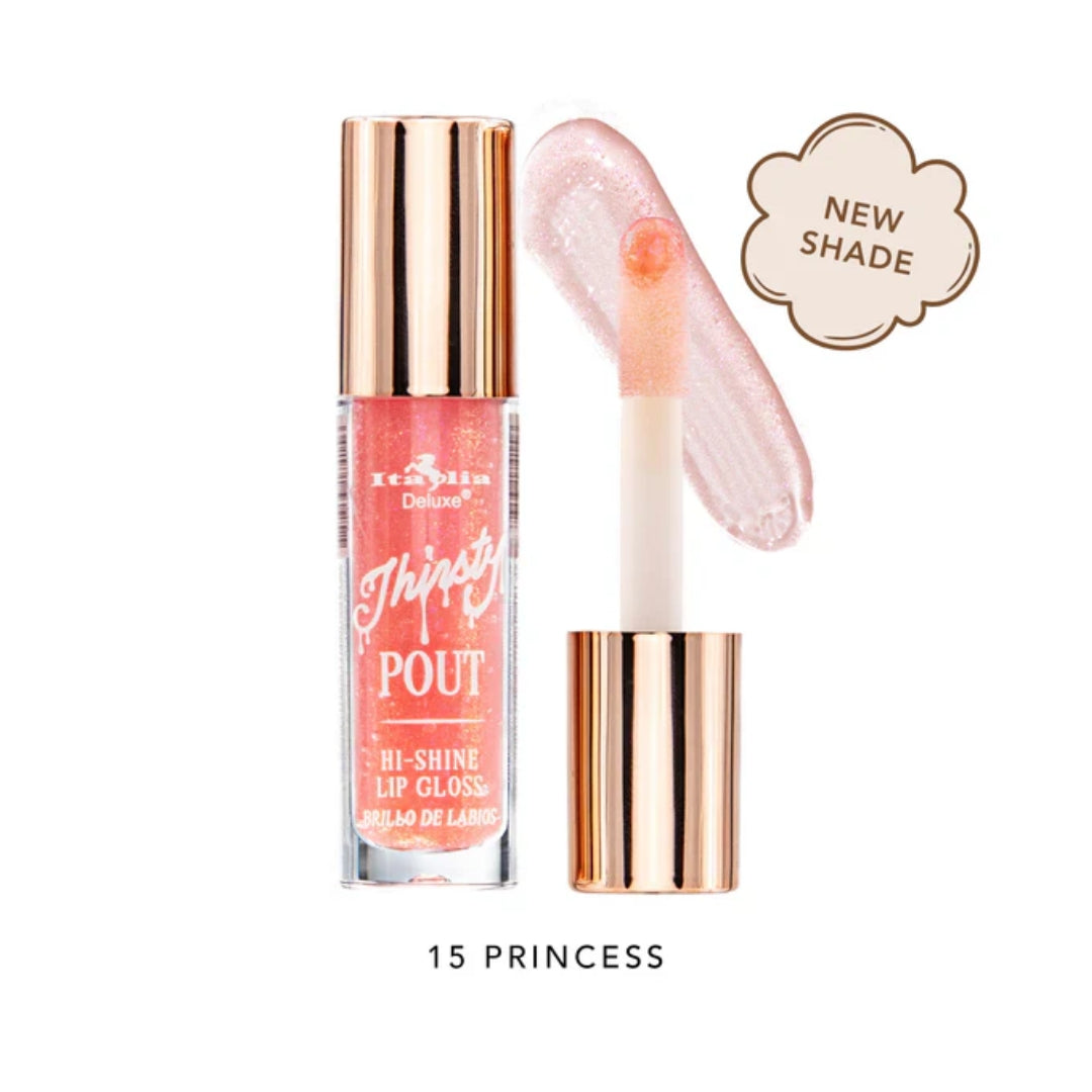 Lip Gloss Thirsty Pout Hi-Shine  Italia Deluxe