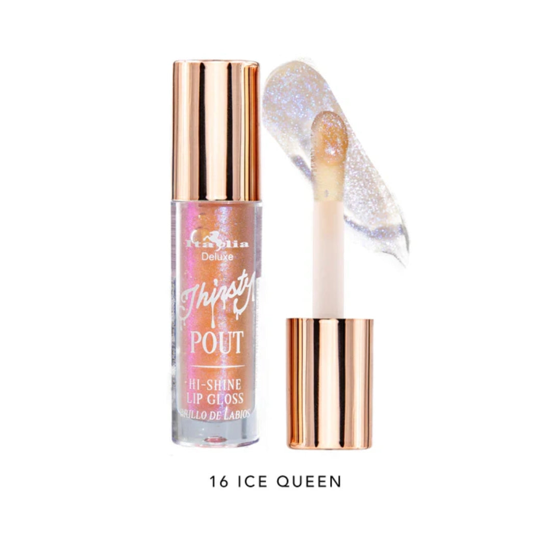 Lip Gloss Thirsty Pout Hi-Shine  Italia Deluxe