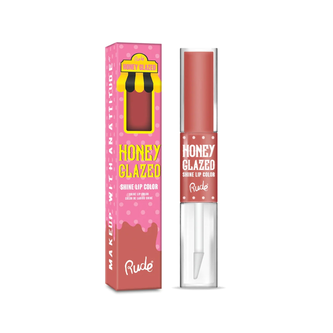 Labial Mate Honey Glazed Shine Lip Color Rude